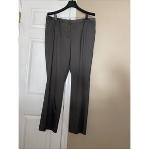 Calvin Klein Gray Classic High Rise straight Dress Pants Pockets Plus Size 18W